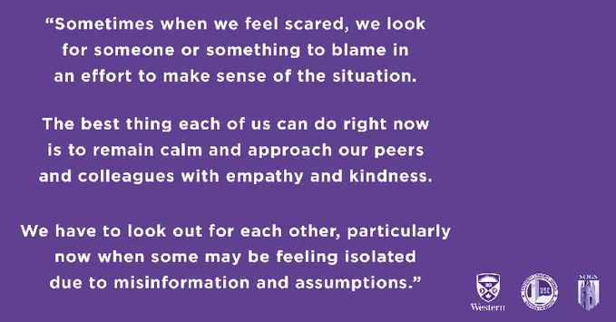 western university - coronavirus - update